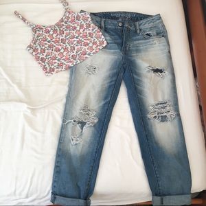 American Eagle boyfriend jeans